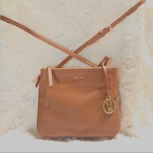 Nine West Brown Leather Crossbody